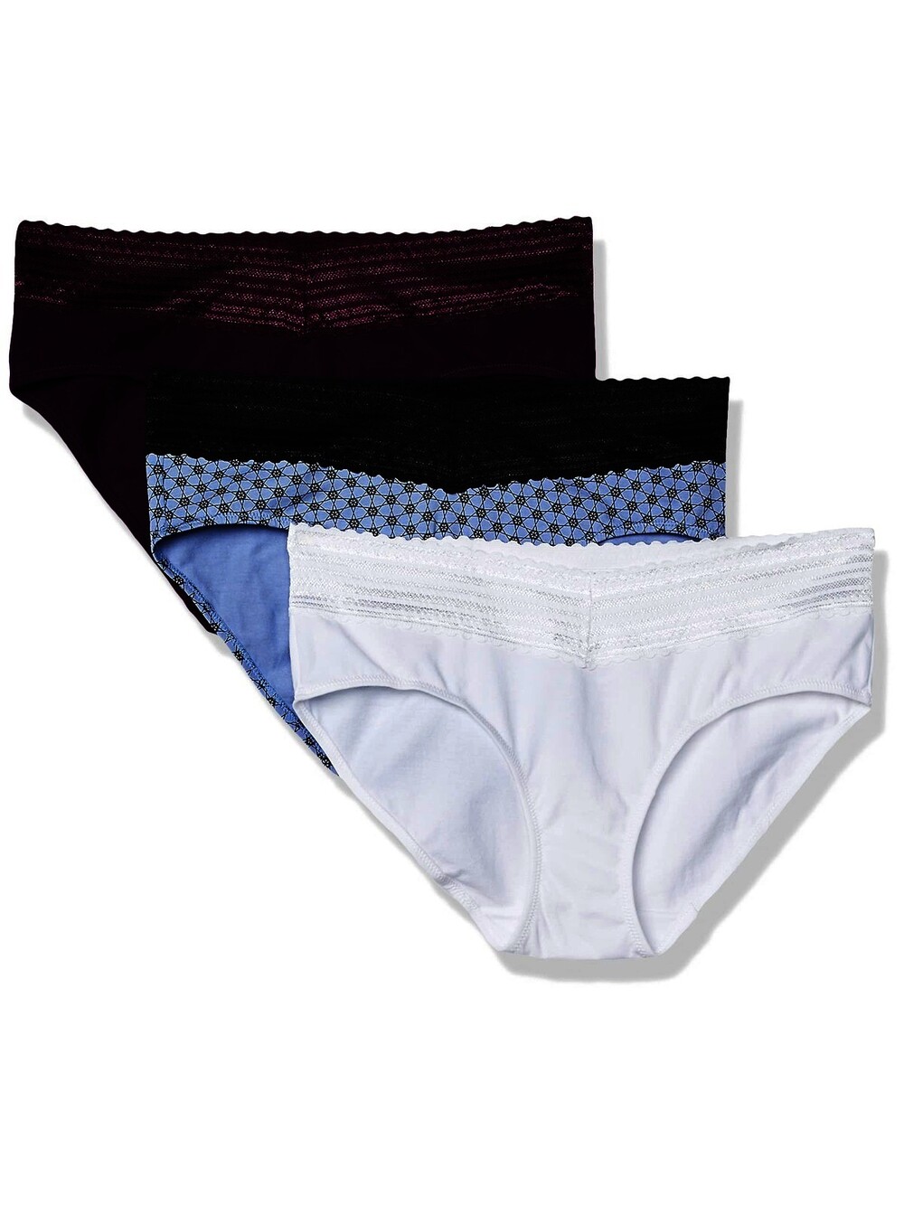 Warners Blissful Benefits 3 pack hipster panties S